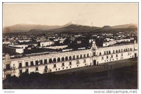 MEXICO DF 3000 PALACIO NACIONAL CON LOS VOLCANES CP PHOTO - Mexique