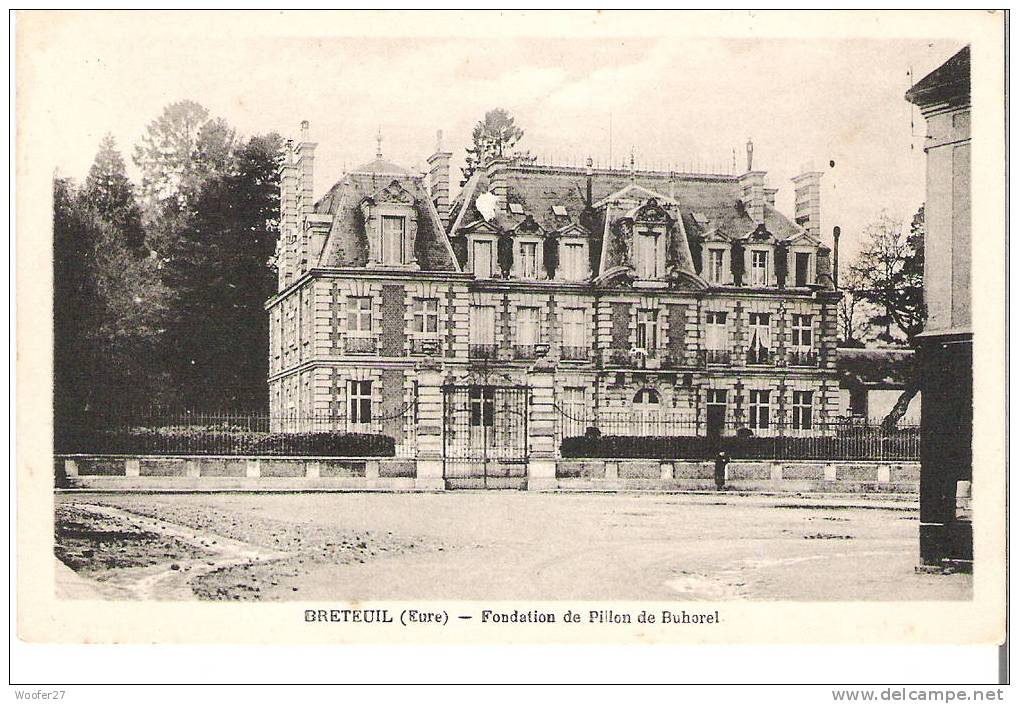 CPA     BRETEUIL  Fondation De Pillon De Buhorel - Breteuil