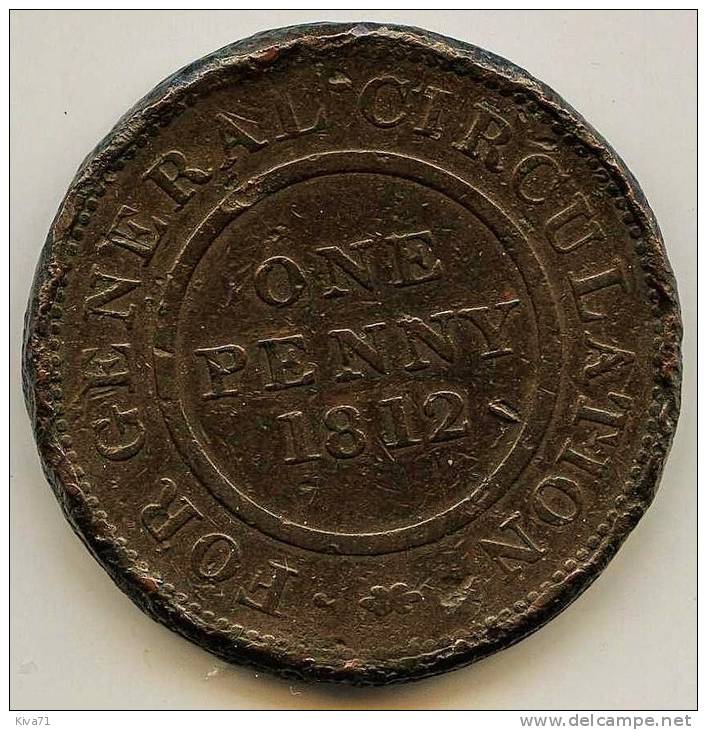 **pas Courant** 1 Penny "  Grande-Bretagne"  BIRMINGHAM 1812 - C. 1 Penny