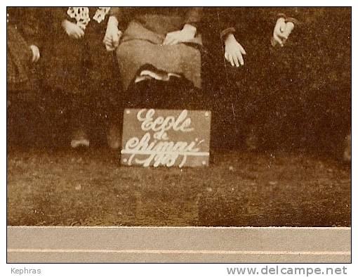 CHIMAY : SUPERBE PHOTO - Une école De Filles En 1903 - Parfait état Sur Carton D'origine Voir Scan Et Descriptif - Chimay