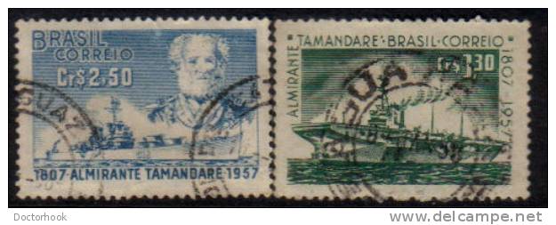BRAZIL   Scott #  856-7  VF USED - Used Stamps