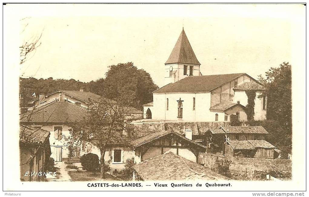 CASTETS  -  Vieux Quartiers Du Quabourut - Castets