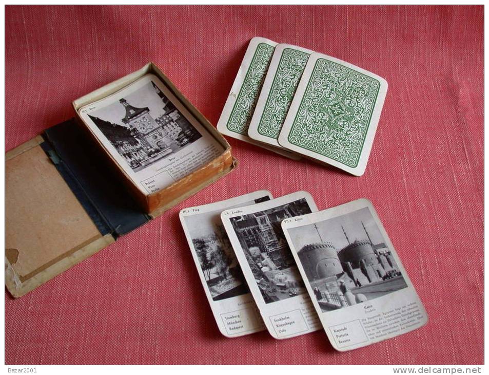 GROSSSTADTE DER ERDE - QUARTETT-SPIEL MIT 36 BLATT - Playing Cards