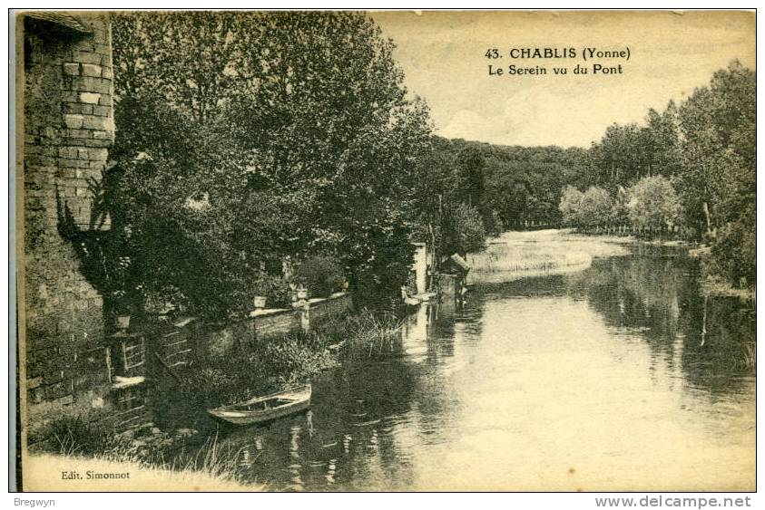 89 - CPA Chablis - Le Serein Vu Du Pont - Chablis