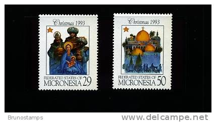 MICRONESIA - 1993  CHRISTMAS  MINT NH - Micronesië