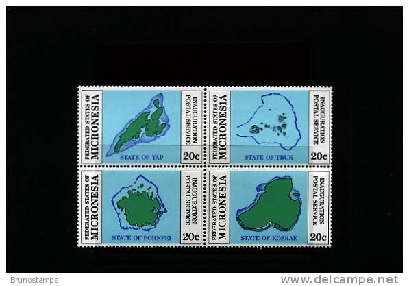 MICRONESIA - 1984  MAPS  MINT NH - Micronésie