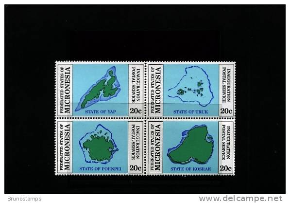 MICRONESIA - 1984  MAPS  MINT NH - Micronesia
