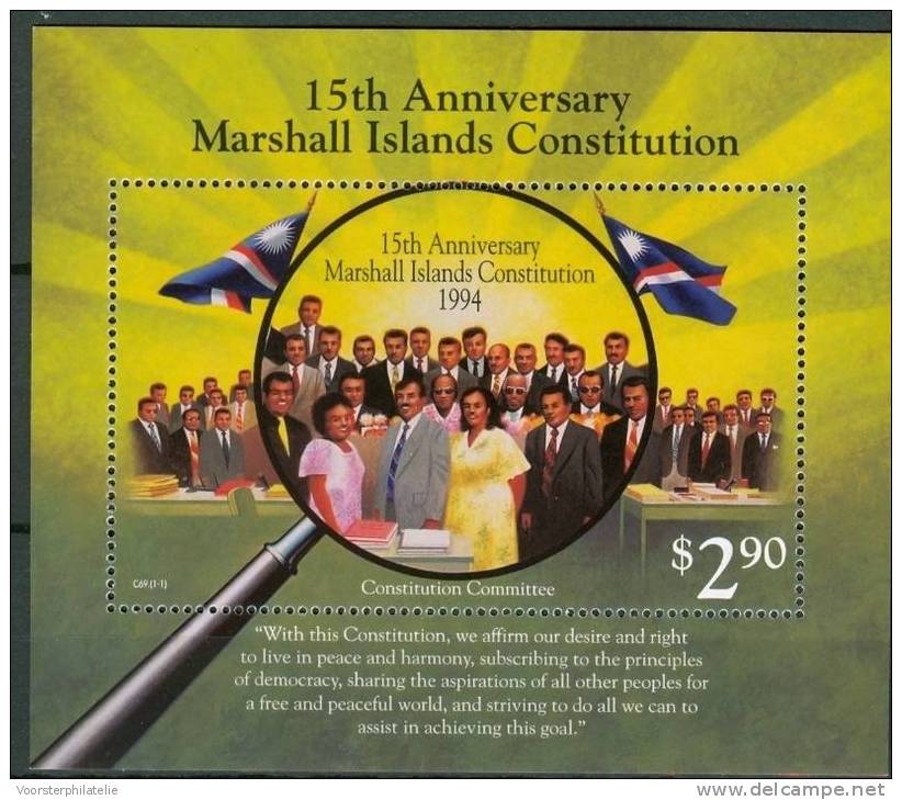 MARSHALL ISLANDS 1994 MI 514 SHEET 8  MNH NEUF ** - Marshall Islands