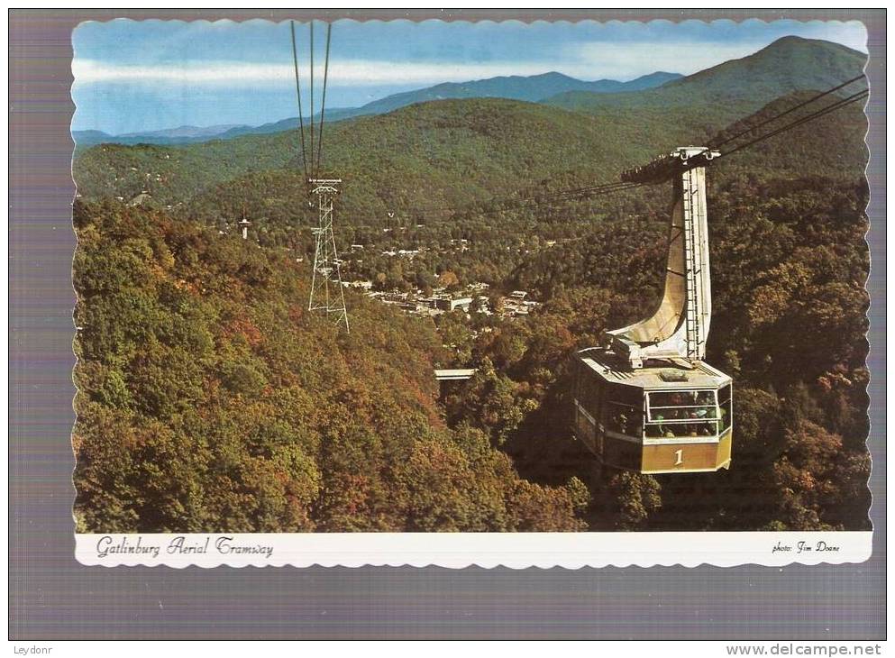 Looking Aerial Tramway Transport To Mount Harrison Ski Resort , Tennessee - Sonstige & Ohne Zuordnung