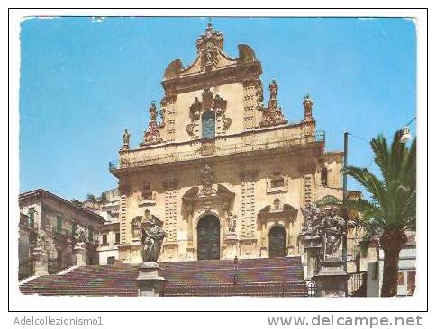 18613)cartolina Illustratoria  Modica - Chiesa Di S. Pietro - Modica