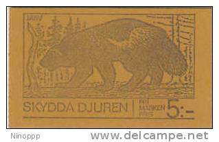 Sweden -1973 Protected Animals Booklet - 1951-80