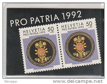 Switzerland-1992 Pro Patria    Booklet - Cuadernillos