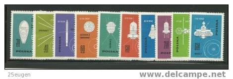 POLAND 1963 MICHEL  NO 1437-1446 MNH - Neufs