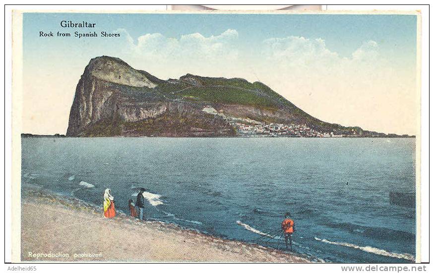 Gibraltar, Rock From Spanish Shores, Animée, Animated, Ed. V.B. Cumbo, Gibraltar - Gibilterra