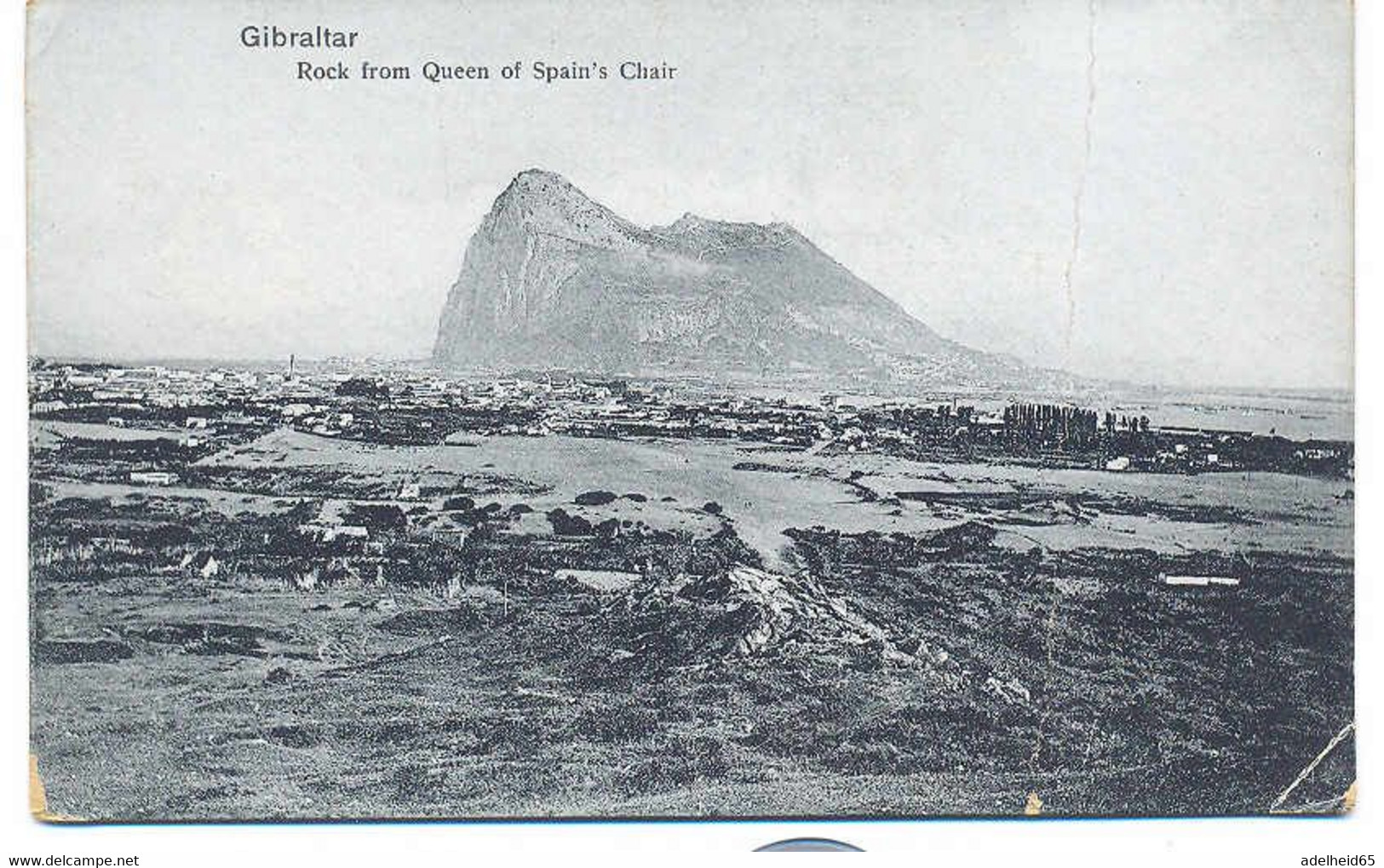 Gibraltar, Rock From Queen Of Spain\'s Chair, Ed. V.B. Cumbo, Gibraltar - Gibraltar