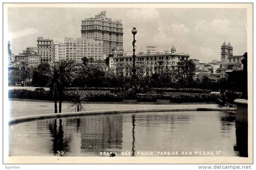 SAO PAULO - PARQUE DON PEDRO II - CARTE ´VRAIE PHOTO´ (b-808) - São Paulo