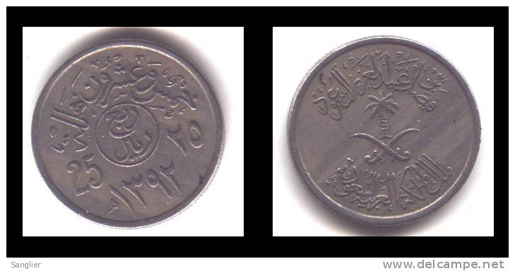 25 HALALA   AH 1392 - Saudi-Arabien