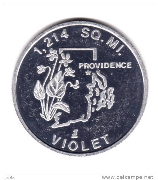 Médaille  En Alluminium Rhode Island  1790    38mm-  13e états - Otros & Sin Clasificación