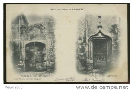 43 LANGEAC Restes Du Chateau De Langeac, Porte De La Cour Et De L'escalier - Langeac