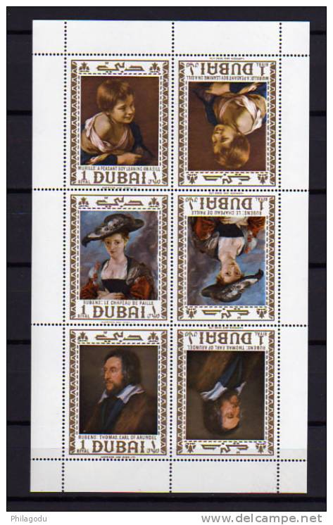 Dubai  1967, Tableaux De Murillo Et Rubens, N° 92 / 92 B** - Rubens