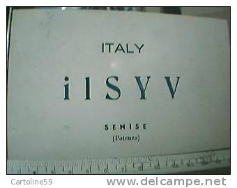 QSL  DA SENISE PAESE POTENZA VB1954 BQ18539 - CB