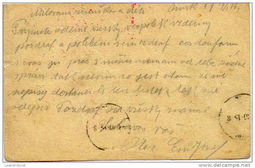 Russia Prisenor Of War RED CROIX 1915? , Prisonniers Correspondance Free Postage - Rode Kruis