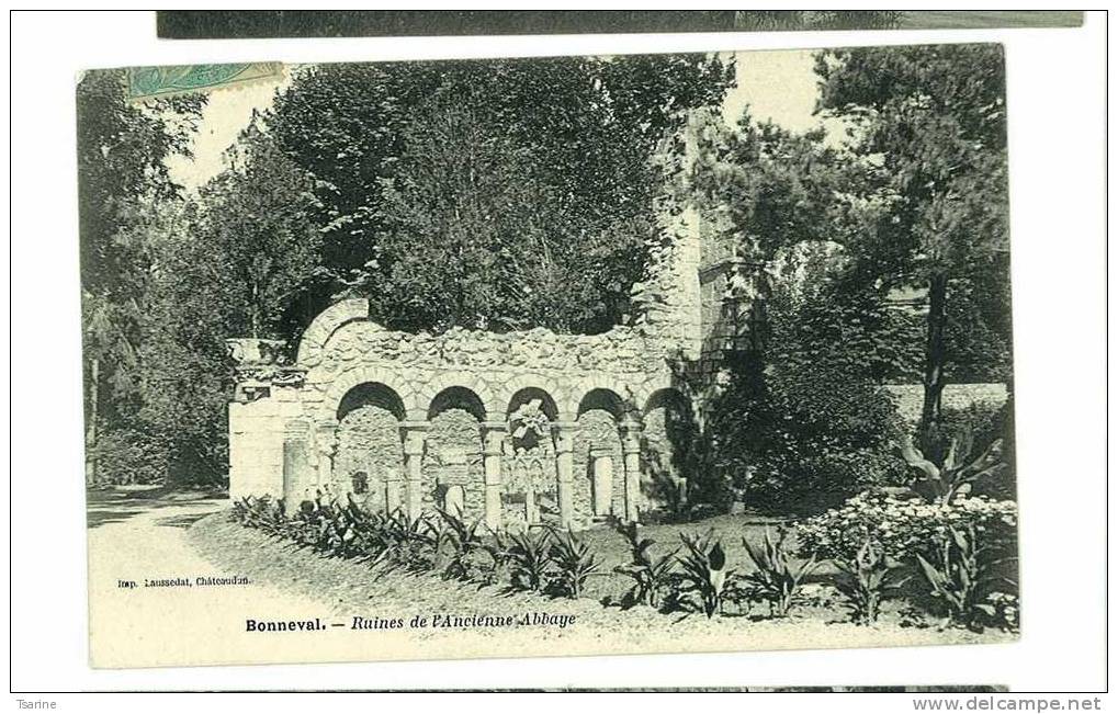 28 - Les Ruines De L'ancienne Abbaye De BONNEVAL - Bonneval