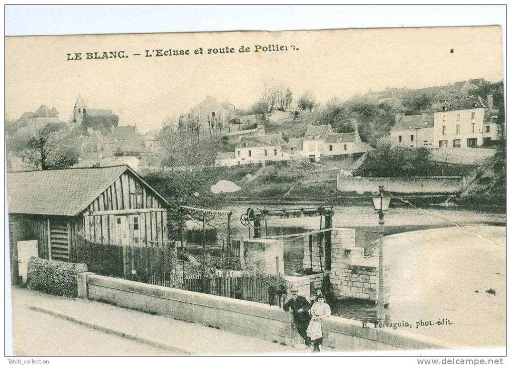 LE BLANC - L'Ecluse Et Route De Poitiers - Le Blanc