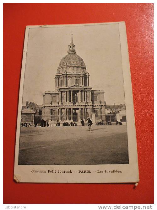 CPA -(75-PARIS) - PARIS -COLLECTION PETIT JOURNAL-LES INVALIDES.ANMEE - Loten, Series, Verzamelingen
