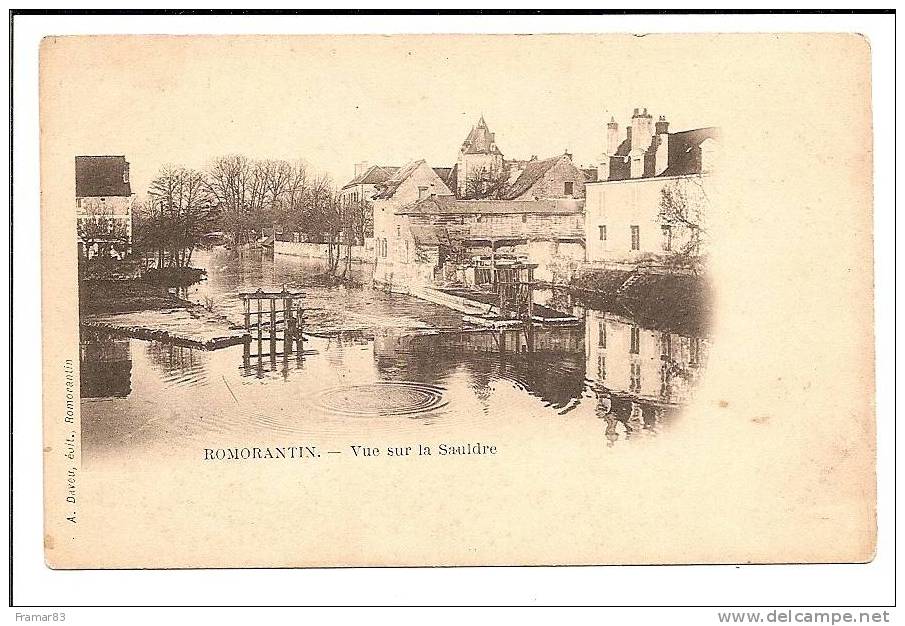 Romorantin - Vue Sur La Sauldre ( Precurseur )  /  L6 - Romorantin