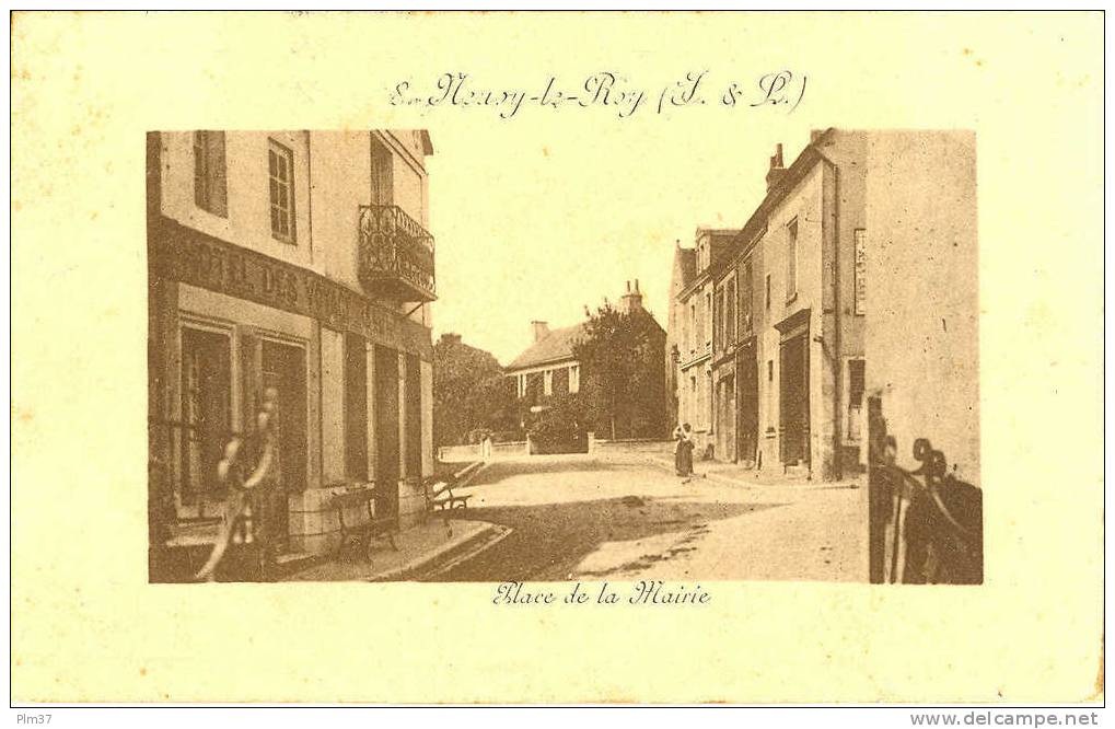 NEUVY LE ROI - Place De La Mairie - Voy. 1909 - Neuvy-le-Roi