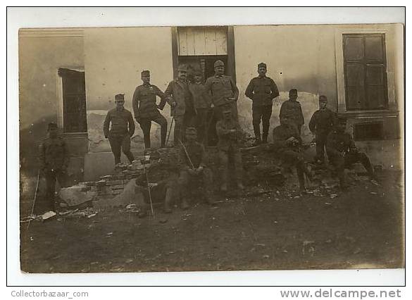 VINTAGE Ca1900 POSTCARD AK CPA HUNGARY REAL PHOTO - Guerra 1914-18