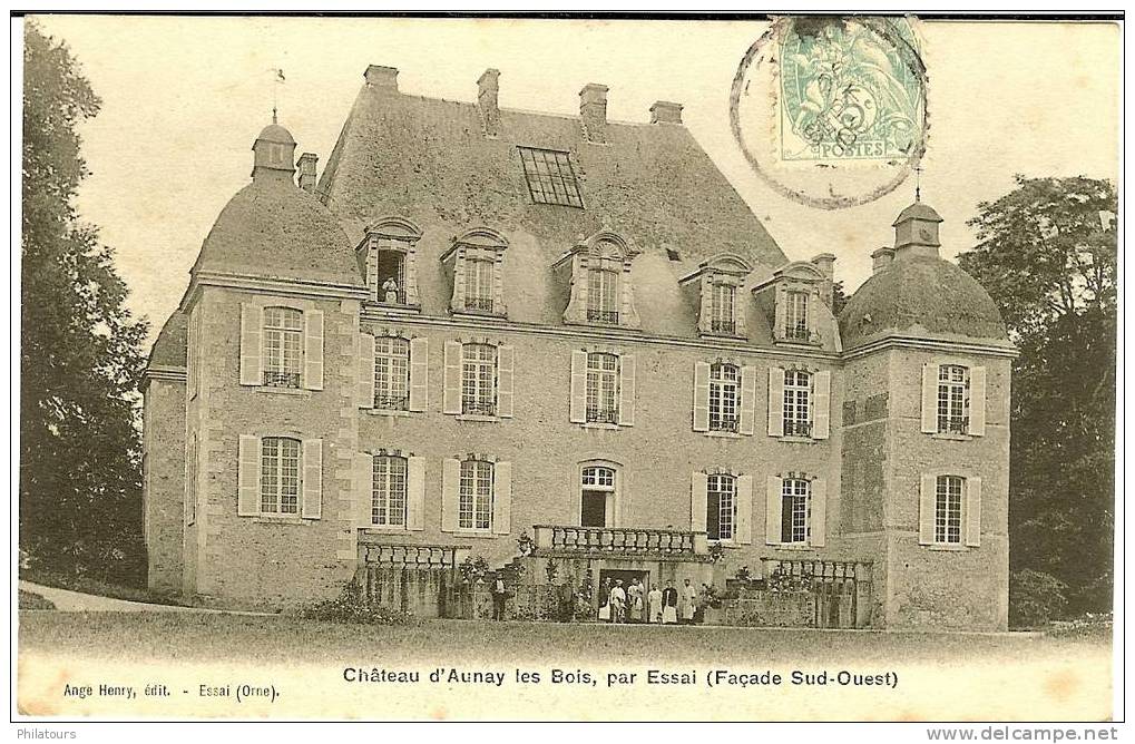 AUNAY-LES-BOIS  -  Château (façade Sud-Ouest) - Other & Unclassified