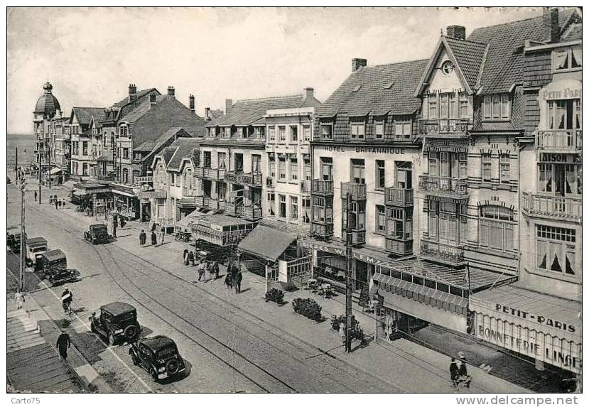 BELGIQUE - Coxyde - Avenue De La Mer - Hotels - Automobiles - Koksijde