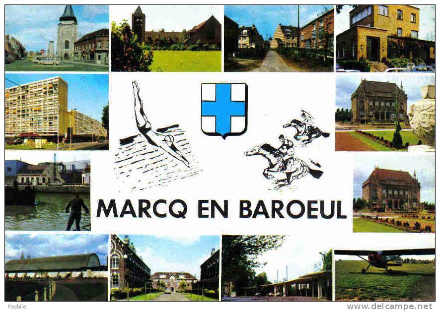 Carte Postale 59.  Marcq-en-Baroeul  Trés Beau Plan - Marcq En Baroeul
