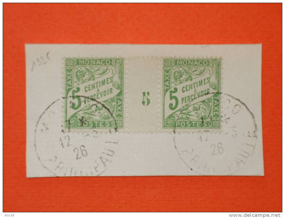 N°2 Taxe - 5 Centimes Mill.5 Sur Fragment De 1925.  Superbe - Postage Due