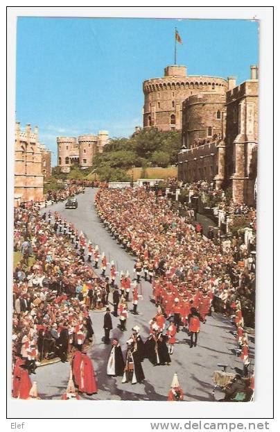 The Garter Ceremony , WINDSOR Castle ,England , 1974 ,TB - Inwijdingen