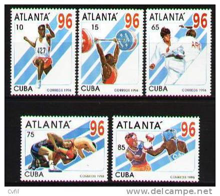 CUBA 1996 - JUEGOS OLÍMPICOS ATLANTA (5) - Verano 1996: Atlanta