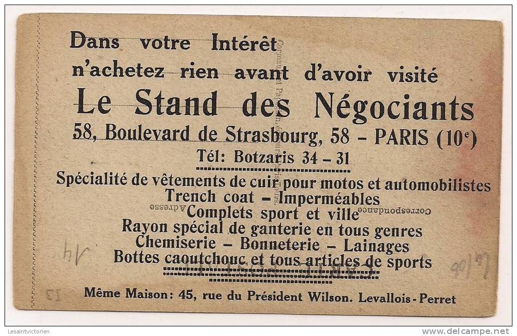 VERDUN BORD DE MEUSE BOMBARDEMENT STAND NEGOCIANTS BONNETERIE CHEMISERIE LAINAGES BOTTES GANTERIE - Verdun