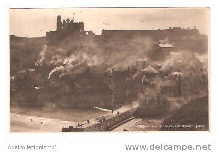 19025)cartolina Illustratoria  Whitby Sunshine And Smoke - Whitby