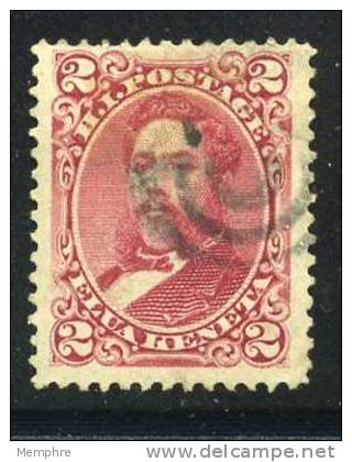 Hawai  Scott 38 Cancelled Fresh Color  Very Fine Centering - Hawai