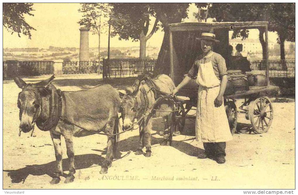 CPA. REPRO. ANGOULEME. MARCHAND AMBULANT. - Mercaderes