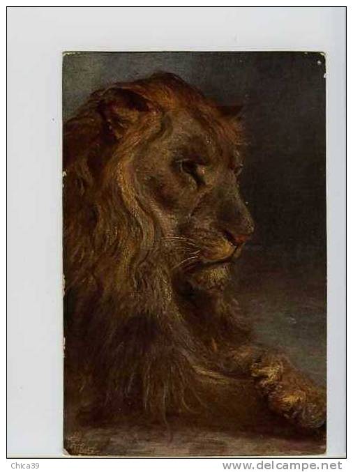 003897  -  Le Lion  Par L´illustrateur Paul Meyerheim - Lions