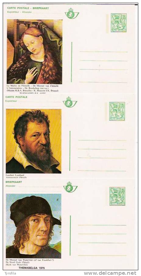 België  Briefkaarten     BK2/BK9  Themabelga - Illustrated Postcards (1971-2014) [BK]