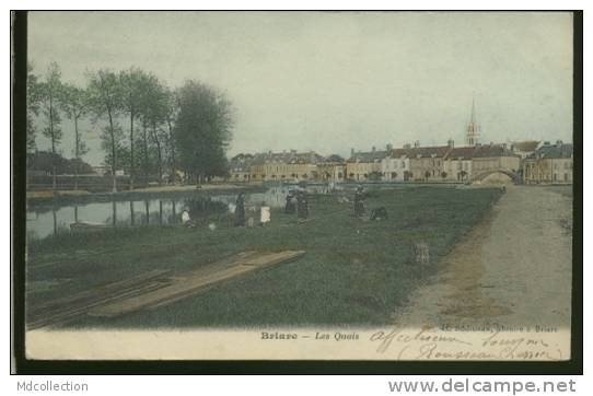 45 BRIARE Les Quais (couleur) - Briare