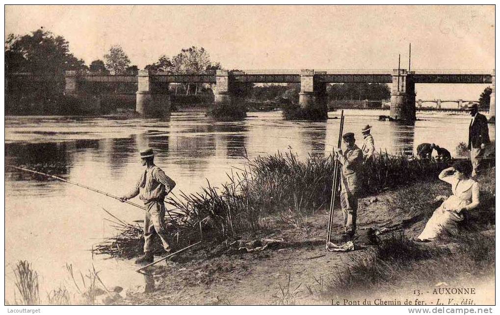 LE PONT DU CHEMIN DE FER - Auxonne