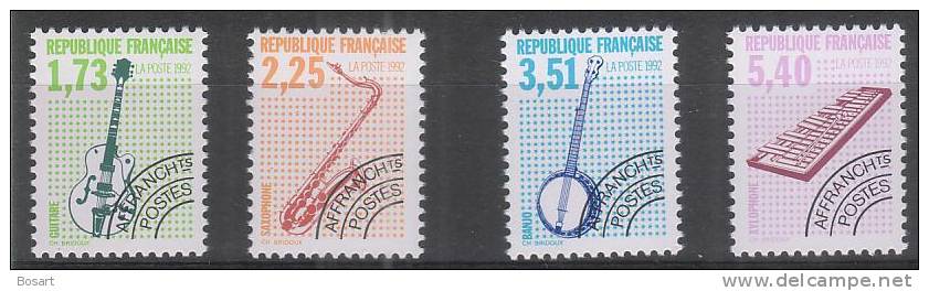 France Timbres Préoblitérés Neufs Y.T.  N°224 à 227 Série 4 V. - 1989-2008