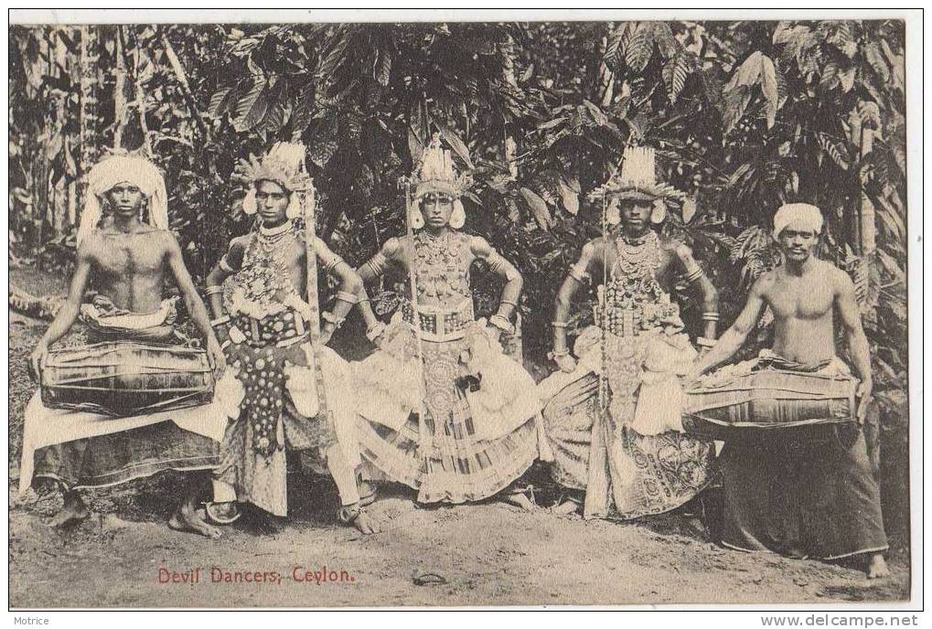 CEYLAN    -    Devil Dancers. - Sri Lanka (Ceylon)