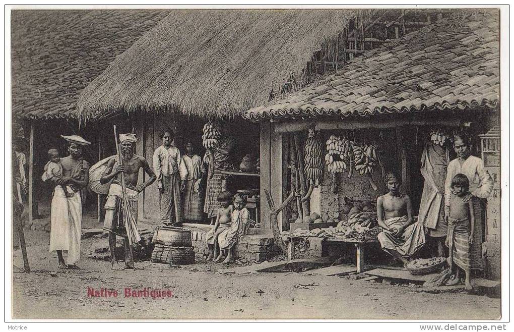 CEYLAN    -    Native Bantiques (Commerces). - Sri Lanka (Ceylon)