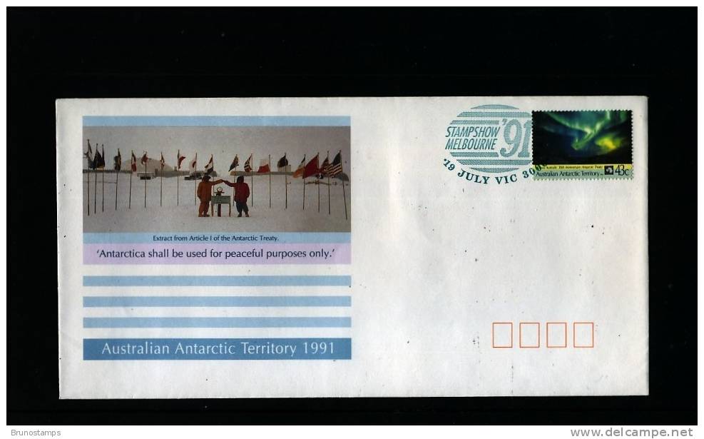 AUSTRALIA - 1991 STAMP SHOW MELBOURNE '91 COVER - Poststempel